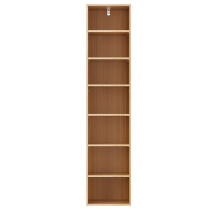Artiss Bookshelf 7 Tiers MILO Pine FURNI-Q-BSHELF-02-WD
