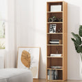 Artiss Bookshelf 7 Tiers MILO Pine FURNI-Q-BSHELF-02-WD