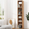 Artiss Bookshelf 8 Tiers MILO Pine FURNI-Q-BSHELF-03-WD