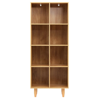 Artiss Bookshelf Bookcase 4 Tiers LEOR Pine FURNI-Q-BSHELF-05-WD