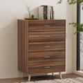 Artiss 5 Chest of Drawers - MIRI Walnut FURNI-Q-CDR-03-WD-AB