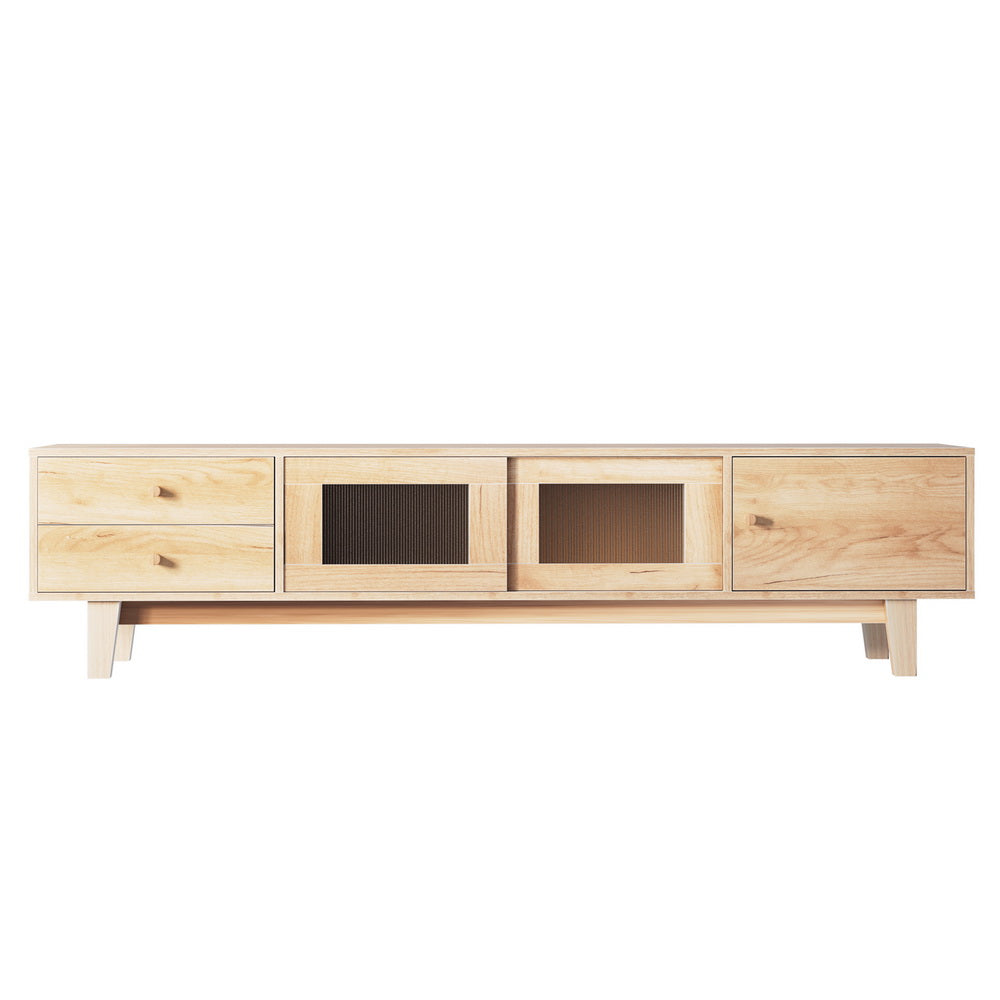 Artiss TV Cabinet Entertainment Unit Stand Storage Drawer 180CM FURNI-Q-CT02-TV180-WD-AB