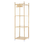 Keezi Stuffed Animal Storage Wooden Toy Holder with Wheels Soft Toy Storage Zoo Cage Stuffy Toy Storage FURNI-Z-TOYCAGE-3T-WD