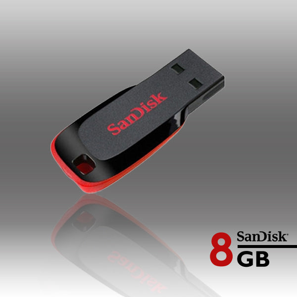 Sandisk Cruzer Blade CZ50 8GB USB Flash Drive V28-FUSSAN8GBCZ50CB-2