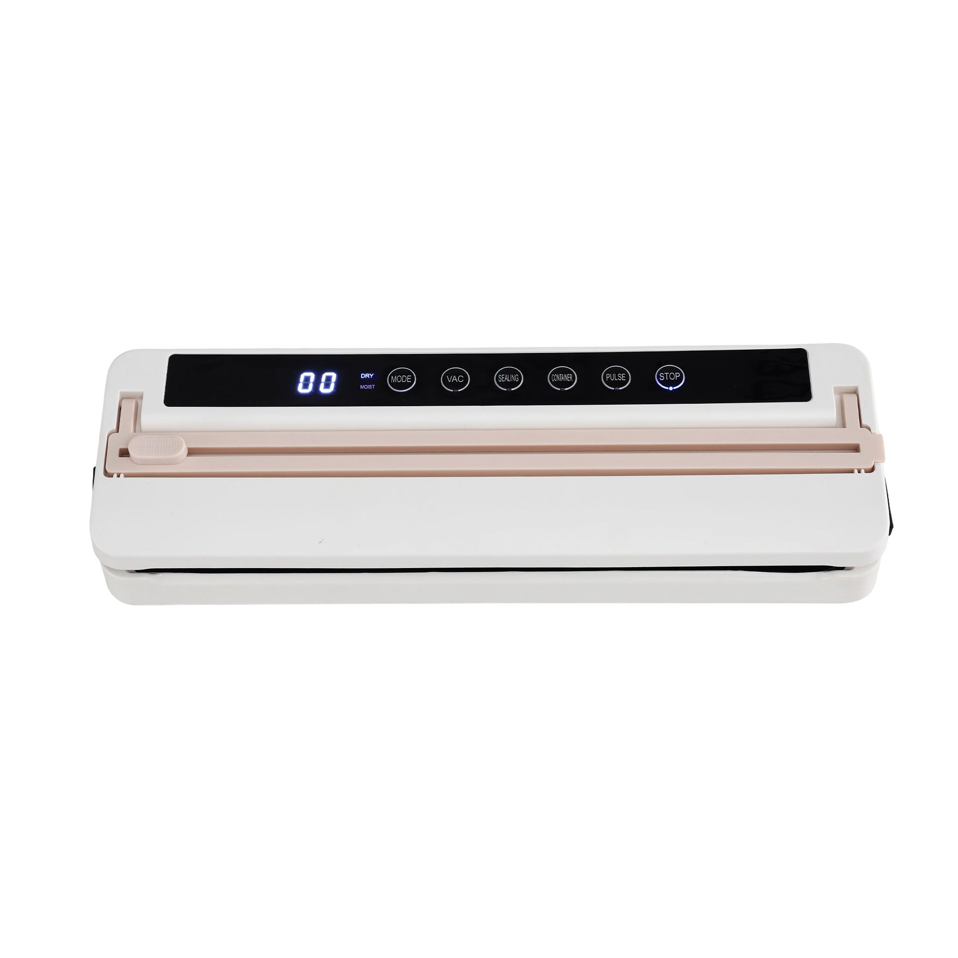 Devanti Food Vacuum Sealer Machine Fresh Storage Auto Seal Slide Cutter 6 Modes White FVS-30-WH