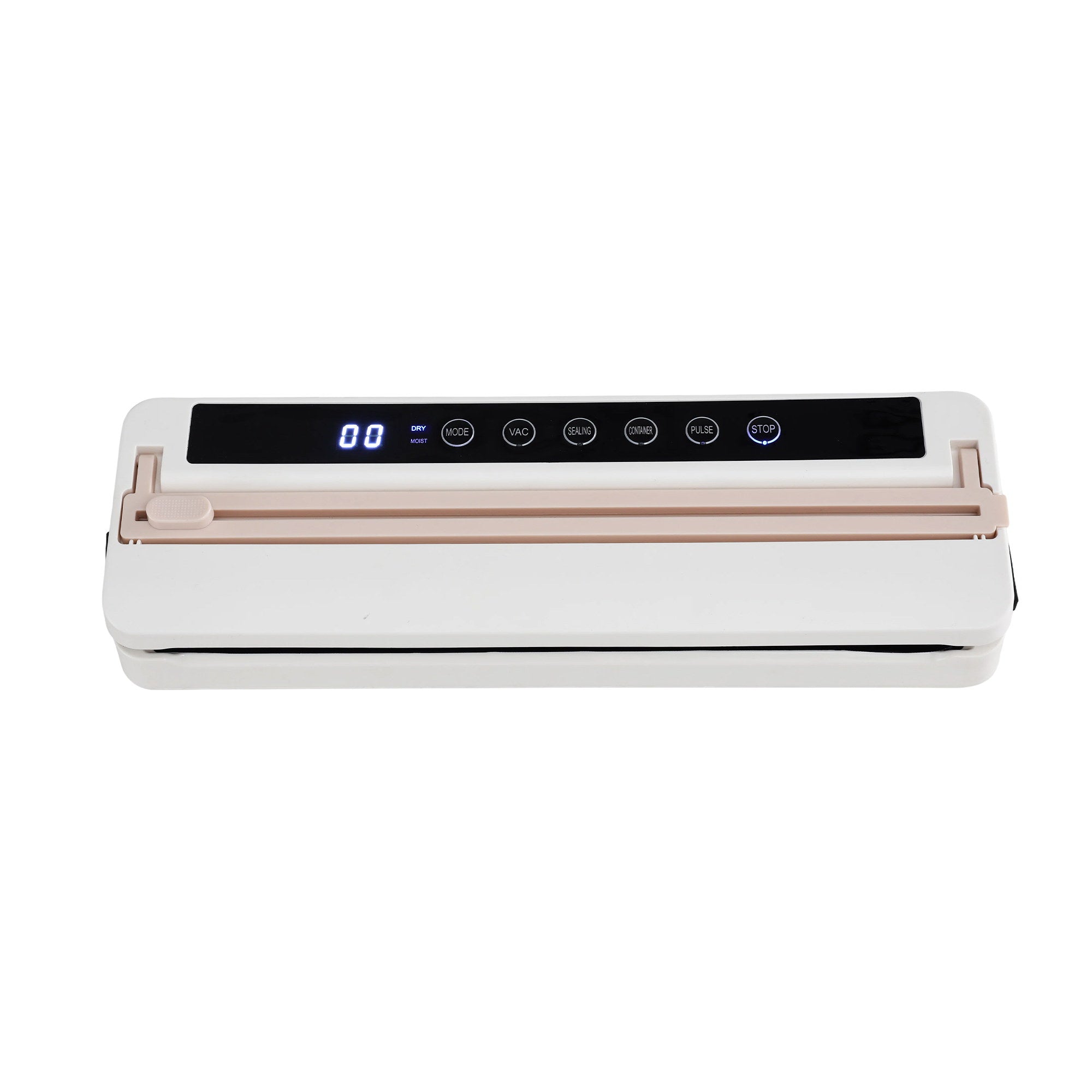 Devanti Food Vacuum Sealer Machine Fresh Storage Auto Seal Slide Cutter 6 Modes White FVS-30-WH