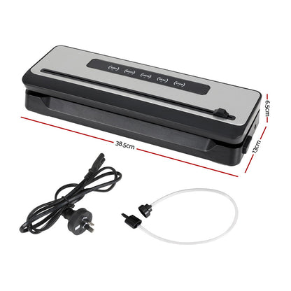 Devanti Food Vacuum Sealer Machine Fresh Storage Sealing Cutter Bags 4 Modes FVS-32-BK