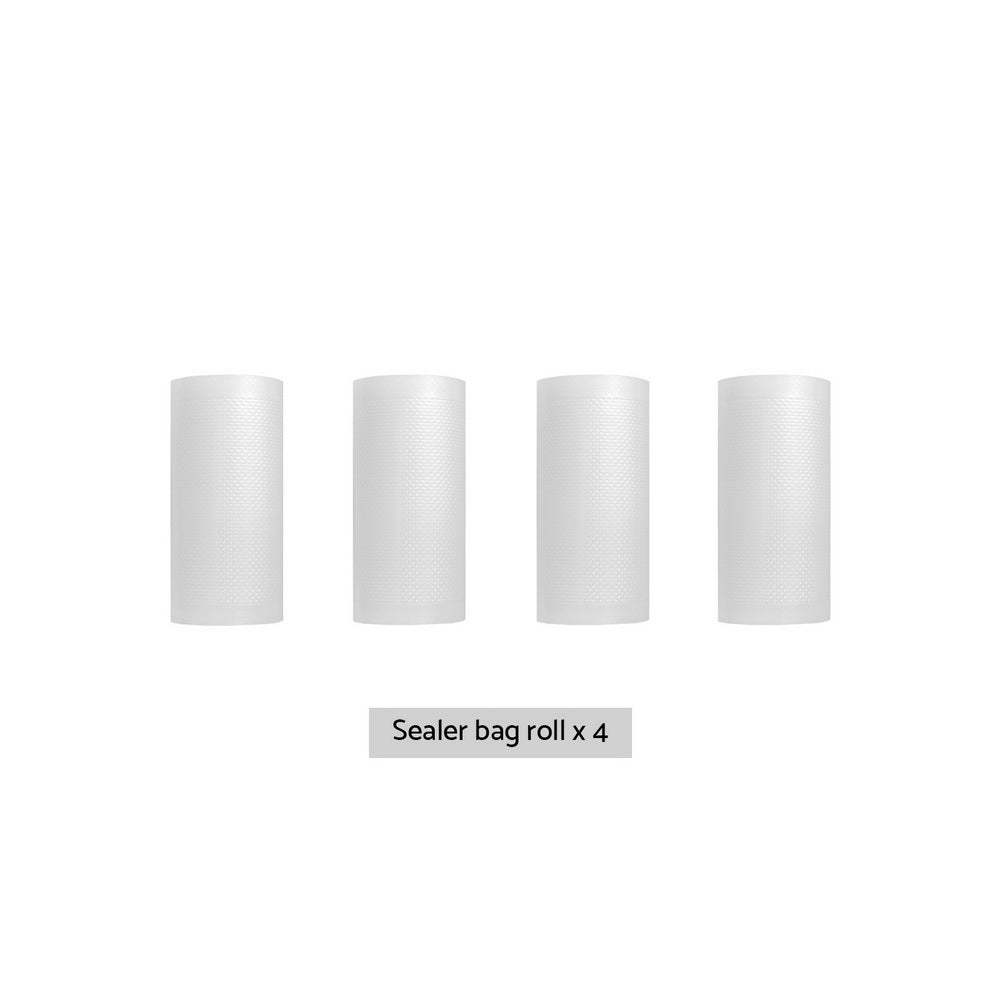 4 Rolls Food Vacuum Sealer Bags Storage Saver Heat Sealing Bag Pack 15CMX6M FVS-BAG-15-TPX2