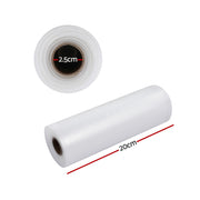 2 Rolls Food Vacuum Sealer Bags Storage Saver Heat Sealing Bag Pack 20CMX6M FVS-BAG-20-TP