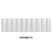 10 Rolls Food Vacuum Sealer Bags Storage Saver Heat Sealing Bag Pack 20CMX6M FVS-BAG-20-TPX5