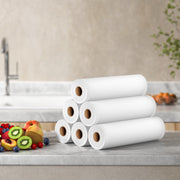 6 Rolls Food Vacuum Sealer Bags Storage Saver Heat Sealing Bag Pack 25CMX6M FVS-BAG-25-TPX3