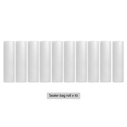 10 Rolls Food Vacuum Sealer Bags Storage Saver Heat Sealing Bag Pack 25CMX6M FVS-BAG-25-TPX5