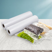 2 Rolls Food Vacuum Sealer Bags Storage Saver Heat Sealing Bag Pack 28CMX6M FVS-BAG-28-TP