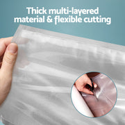 2 Rolls Food Vacuum Sealer Bags Storage Saver Heat Sealing Bag Pack 28CMX6M FVS-BAG-28-TP