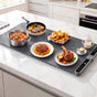 Devanti Food Warming Mat 80cm Electric Food Warmer Roll Up Buffet Tray Grey