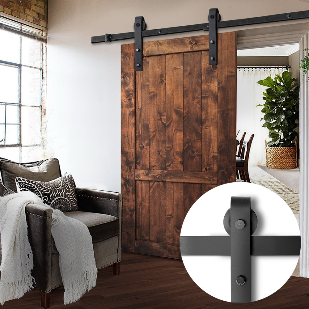 Cefito Sliding Barn Door Hardware Track Set 1.83m GA-SDOOR-D-183
