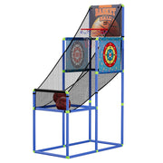 Basketball Arcade Game Electronic Scorer 3 Games Adjustable Kids Blue GAME-BAS-160-BL