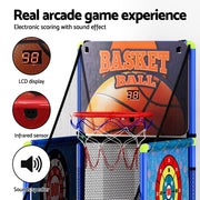 Basketball Arcade Game Electronic Scorer 3 Games Adjustable Kids Blue GAME-BAS-160-BL