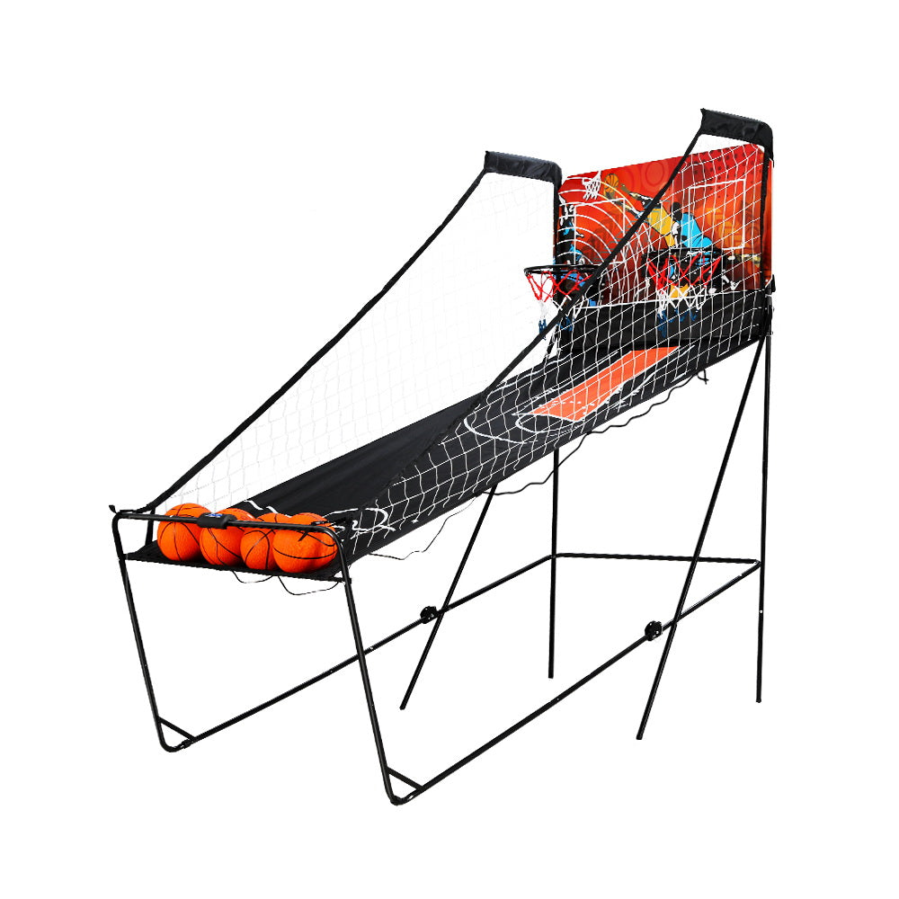Basketball Arcade Game Electronic Scorer 8 Games Double Shoot Black GAME-BAS-210-BK