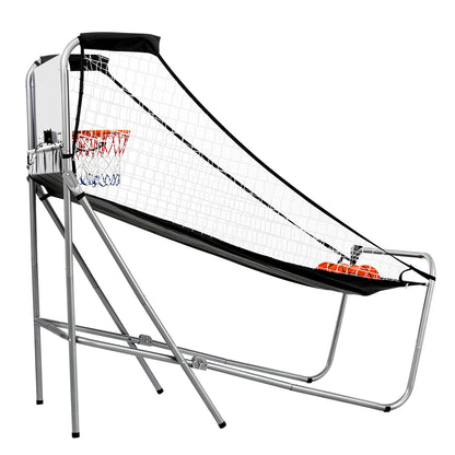 Basketball Arcade Game Electronic Scorer 8 Games Double Shoot Grey GAME-BAS-D-205-GR