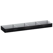 Green Fingers Raised Garden Bed 2 Pcs 210x90cm Planter Box Container Galvanised Metal Outdoor GARDEN-AG-290-CL