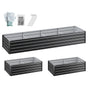 Green Fingers 2-in-1 Raised Garden Bed Kit 45cm Professional Depth Ergonomic 240cm Large Metal Planter Box | GARDEN-AG-45-12-FC2