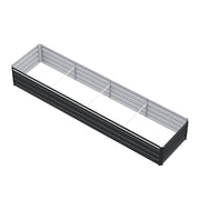 Green Fingers 2-in-1 Raised Garden Bed Kit Ergonomic 45cm Professional Depth 320cm Large Metal Planter Box | GARDEN-AG-45-16-FC2