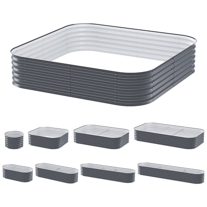 Green Fingers Garden Bed 9 In 1 Modular Planter Box 40CM height GARDEN-AG-MOD-30060