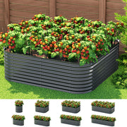 Green Fingers Garden Bed 9 In 1 Modular Planter Box 56CM height GARDEN-AG-MOD-3006056