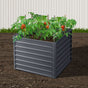 Green Fingers 2x Garden Bed 100x100x77cm Planter Box Raised Container Galvanised GARDEN-ALUMGR-10-FC2