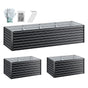 Green Fingers 2-in-1 Raised Garden Bed Kit, 320cm/160cm| 77cm Extra Deep Ergonomic Planter Box | Protect Your GARDEN-ALUMGR-16-FC2