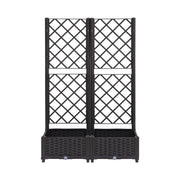 Green Fingers Raised Garden Bed Vertical Planter Self Watering Large Elevated Veggie Box 80x40x122cm GARDEN-PP-PANEL-80