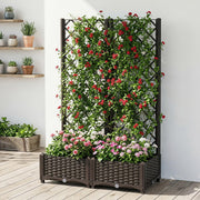 Green Fingers Raised Garden Bed Vertical Planter Self Watering Large Elevated Veggie Box 80x40x122cm GARDEN-PP-PANEL-80