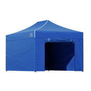 Instahut Gazebo 3x4.5 Pop Up Marquee Folding Tent Wedding Gazebos Camping Outdoor Shade Canopy Blue GAZEBO-C-3X45-DX-BLUE