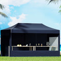 Instahut Gazebo Pop Up Marquee 3x6 Folding Tent Gazebos Camping 500D Oxford Navy GAZEBO-C-3X6-DX-NAVY