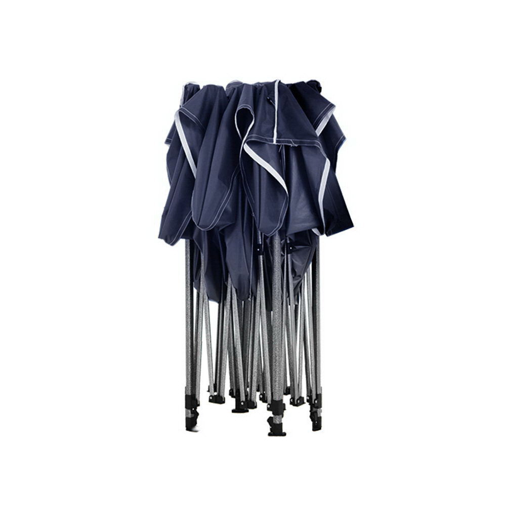 Instahut Gazebo Pop Up Marquee 3x6 Folding Tent Gazebos Camping 500D Oxford Navy GAZEBO-C-3X6-DX-NAVY