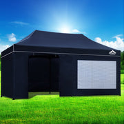Instahut Gazebo Pop Up Marquee 3x6 Folding Tent Gazebos Camping 500D Oxford Navy GAZEBO-C-3X6-DX-NAVY