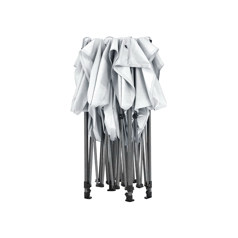 Instahut Gazebo Pop Up Marquee 3x6 Folding Tent Gazebos 500D Oxford Fabric White GAZEBO-C-3X6-DX-WHITE