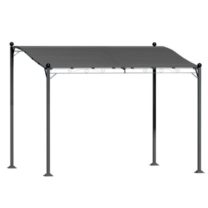Instahut Gazebo Marquee 3m Outdoor Event Wedding Tent Camping Party Shade Iron Art Canopy Grey GAZEBO-IR-AR-HF-3X25-GY-AB