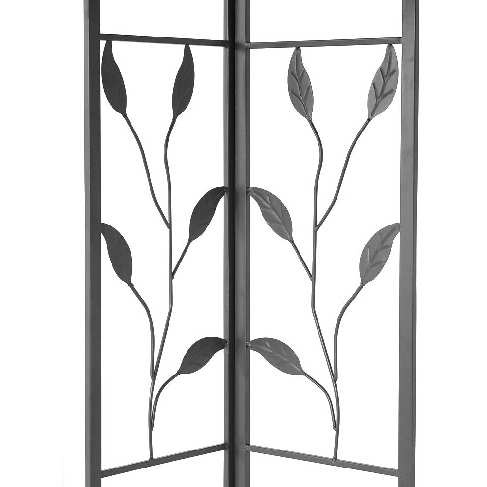 Instahut Gazebo 3x3m Marquee Outdoor Wedding Party Event Tent Home Iron Art Shade Grey GAZEBO-IR-LE-HF-3X3-GY-AB