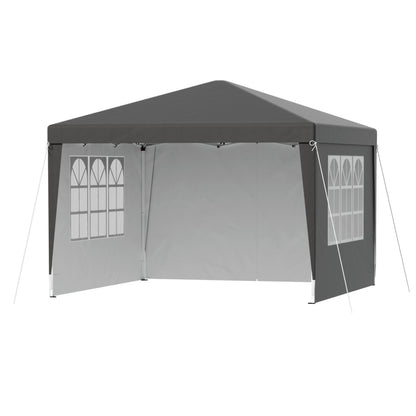 Instahut Gazebo 3x3 Pop Up Marquee Folding Tent Wedding Gazebos Camping Outdoor Shade Canopy Gray GAZEBO-POP-C-3X3-GY