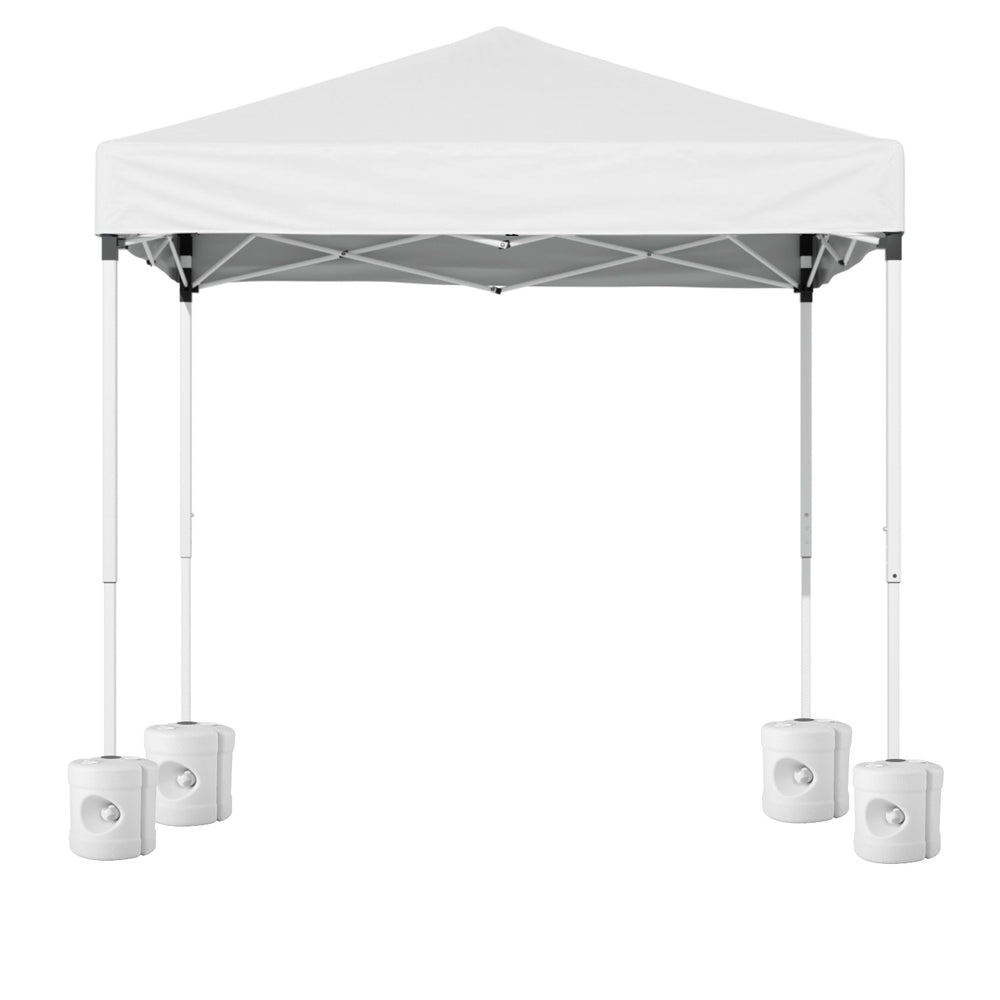 Instahut Gazebo 2x2m Outdoor Patio Garden Marquee Shade w/ Base Pods White GAZEBO-T-2X2-F-EC-WH-BASE