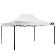 Instahut Gazebo Pop Up Marquee 3x4.5 Folding Tent 500D Oxford Fabric White GAZEBO-T-3X45-F-WH