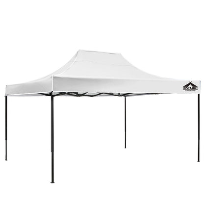 Instahut Gazebo Pop Up Marquee 3x4.5 Folding Tent 500D Oxford Fabric White GAZEBO-T-3X45-F-WH