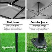 Instahut Gazebo Pop Up Marquee 3x4.5 Folding Tent 500D Oxford Fabric White GAZEBO-T-3X45-F-WH
