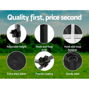 Instahut Gazebo Pop Up Marquee 3x6 Folding Outdoor 500D Tent Base Pod Black GAZEBO-T-3X6-F-BK-BASE