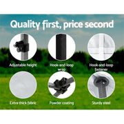 Instahut Gazebo Pop Up Marquee 3x6 Folding Tent Wedding 500D Oxford Fabric White GAZEBO-T-3X6-F-WH