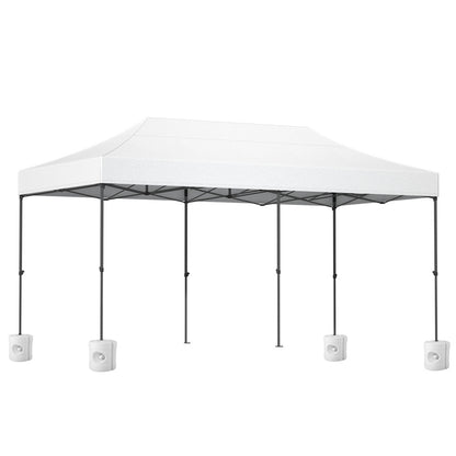 Instahut Gazebo Pop Up Marquee 3x6 Folding 500D Wedding Tent Base Pod White GAZEBO-T-3X6-F-WH-BASE