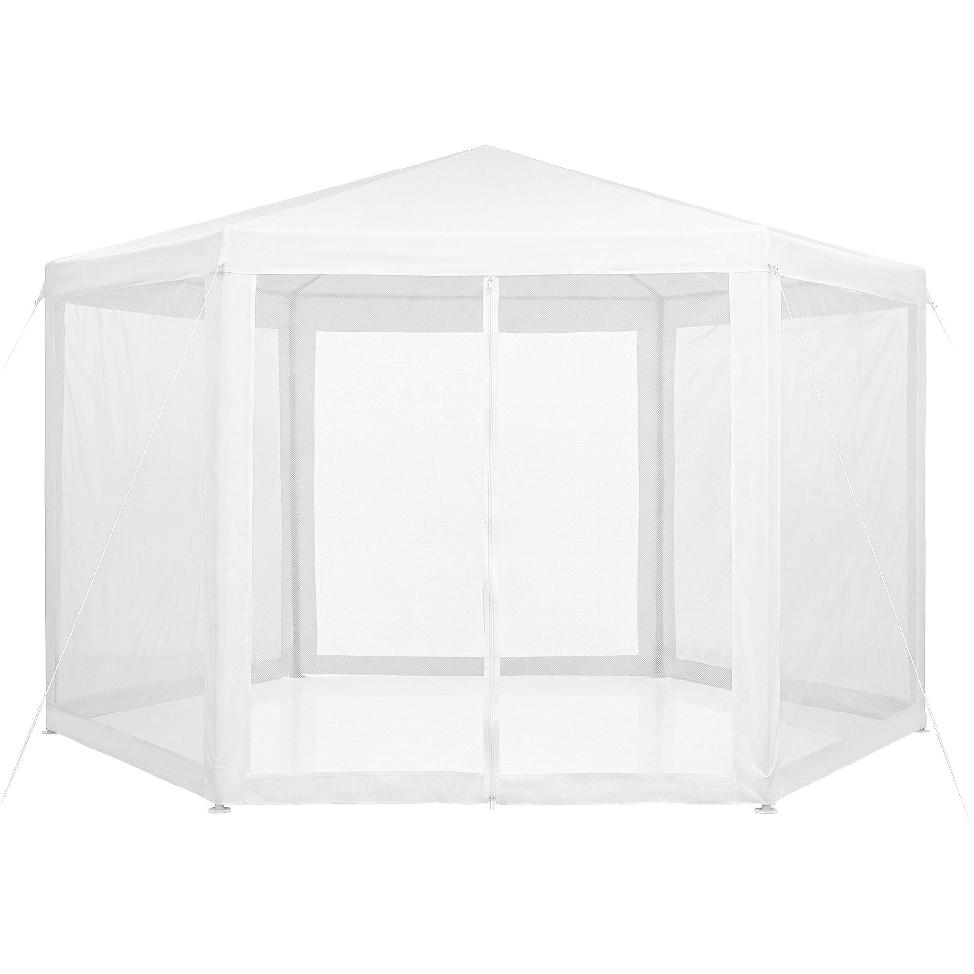 Instahut Gazebo?2x2m Marquee Wedding Party Tent Outdoor Camping Mesh Wall Canopy Shade Gazebos Navy GAZEBO-WED-C-FG-222-WH
