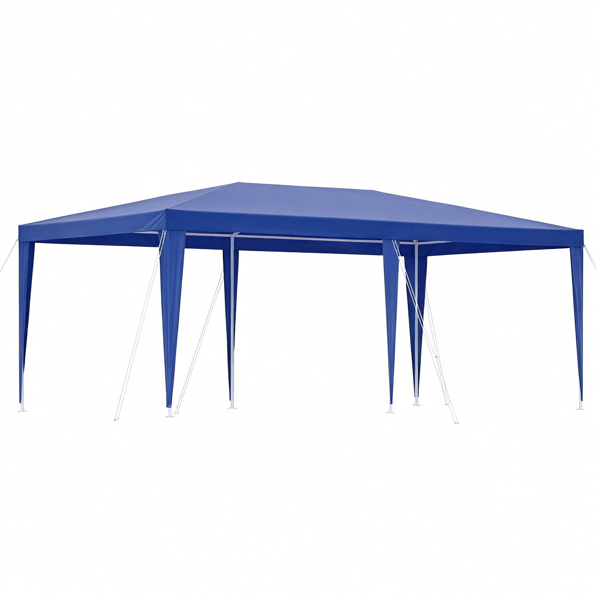 Instahut Gazebo 3x6m Wedding Party Marquee Tent Outdoor Event Camping Canopy Shade Blue GAZEBO-WED-T-FG-3X6-BL